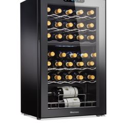 Wine Enthusiast 32-Bottle Dual Zone MAX Compressor Wine Cooler