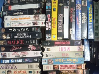 Large Lot of VHS Movies