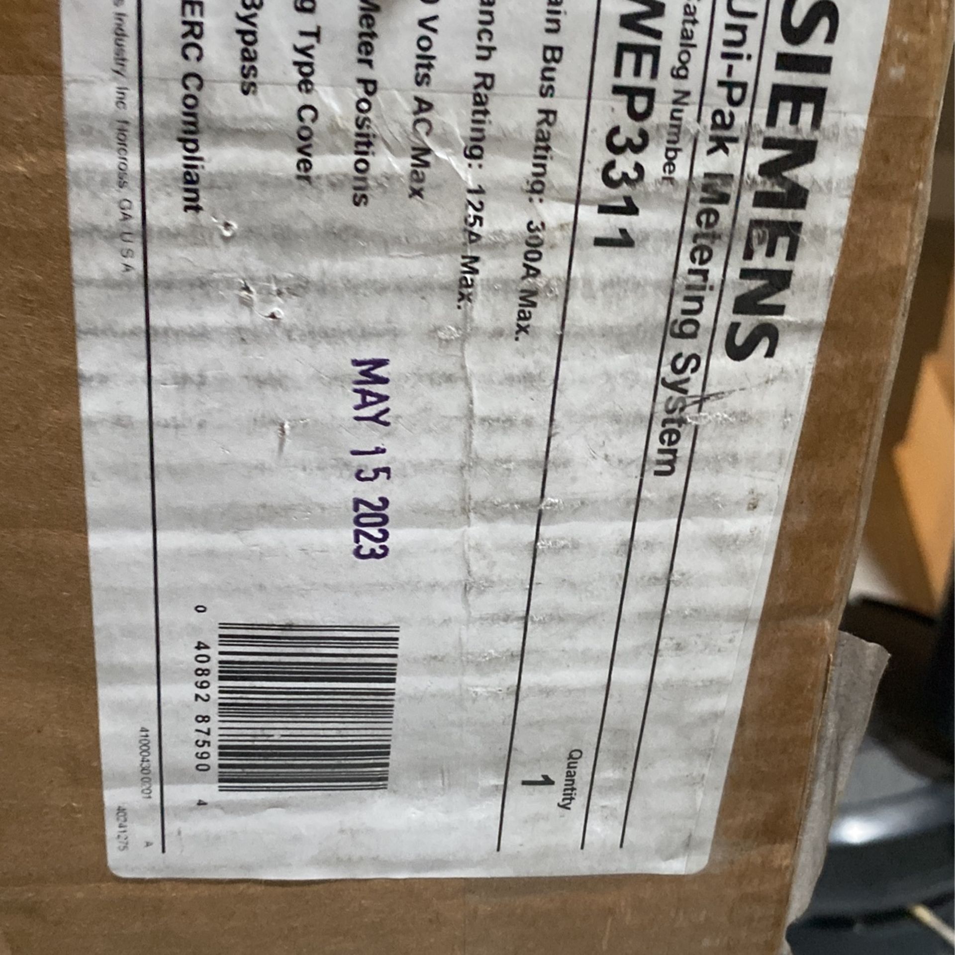 Electric Meter Panel