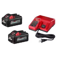 BRAND NEW - M18 18-Volt Lithium-lon High Output Starter Kit with two XC6.0 Ah Batteries and Battery Charger