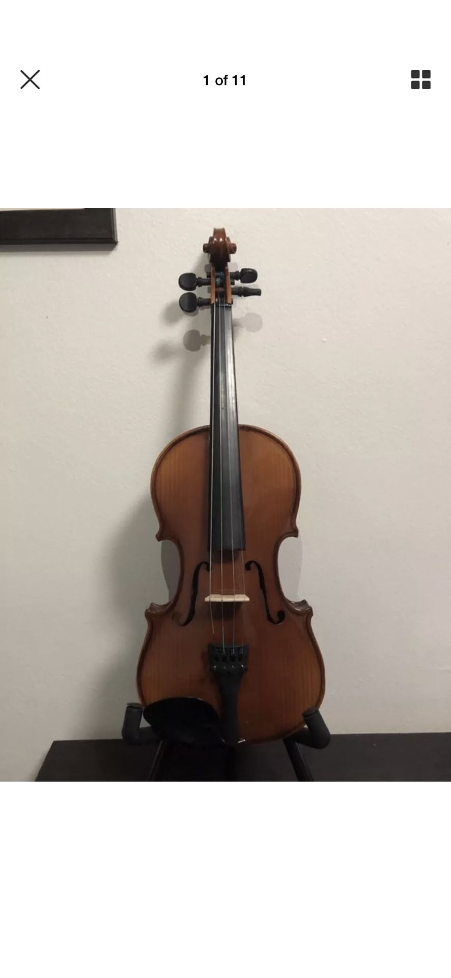 Vintage Mathias Thoma Violin 3/4 Model 45-V