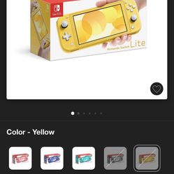 Nintendo Switch Yellow
