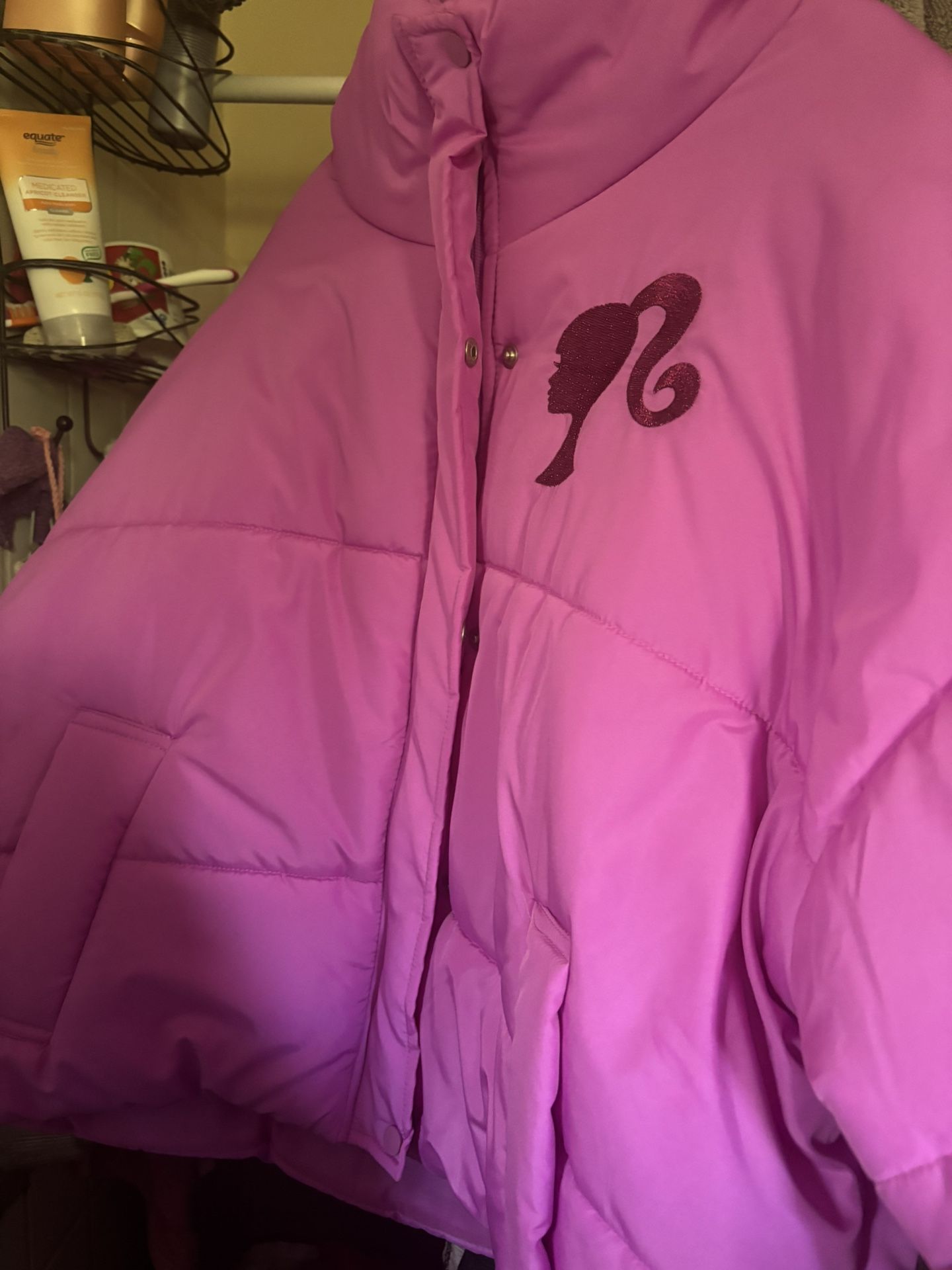 Size Large Pink Barbie Jacket $50.00