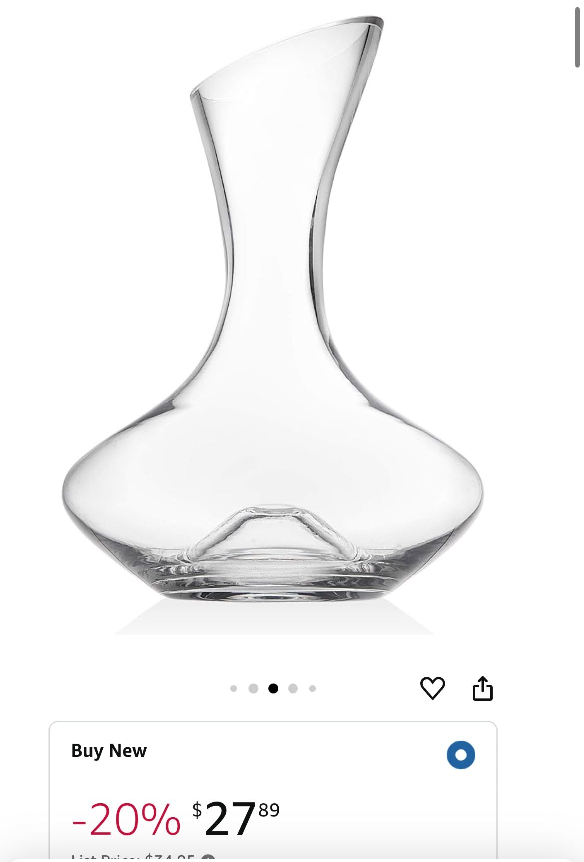 Wine Decanter- Pick Up 63rd And Austin