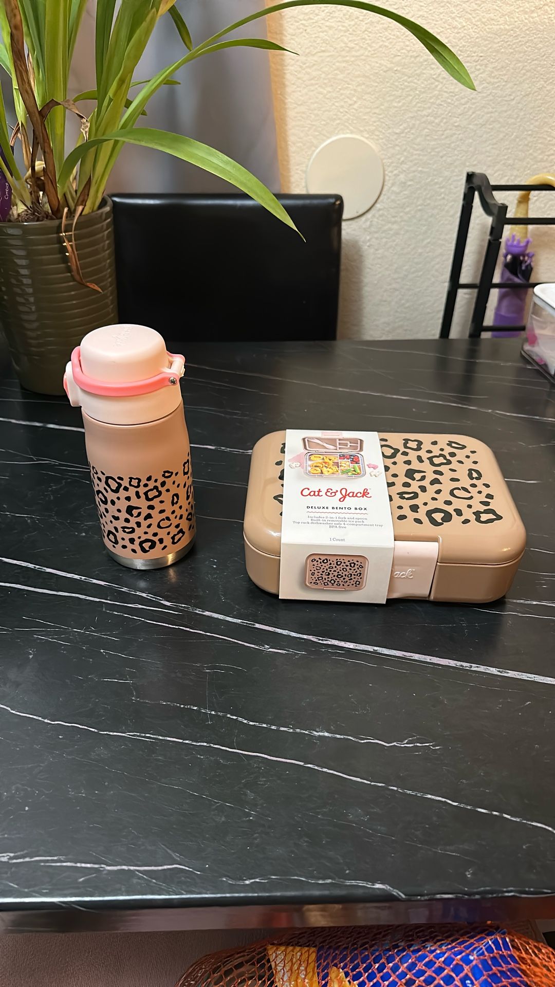 DELUXE BENTO BOX AND MATCHING WATER BOTTLE