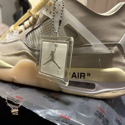 Jordan Retro 4 Off-White “Sail”