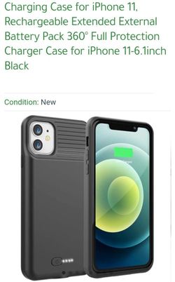 NEW BATTERY CHARGING CASE FOR IPHONE 11