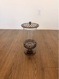 🌸 Princess House Gloria Décor Floral Candleholder 🌸