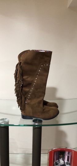 Rhinestone Fringe Boots!