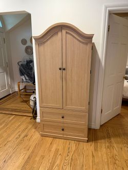 Farmhouse Pantry Cabinet – $50 – Must Pick Up by Tuesday!