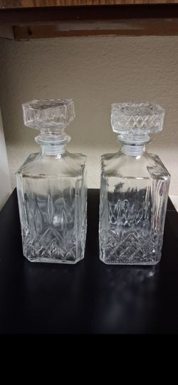 Refillable liquor bottles both for $25 pickup 3:830 pm rainbow/charleston cash only moving sale