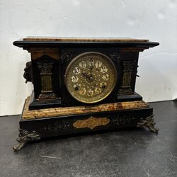 1920s Sessions Ardmore Style USA Made Mantle Clock Mechanical No Pendulum