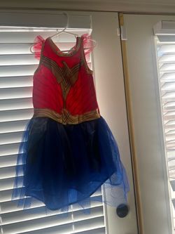 Wonder Woman Girls Costume Dress. Size M