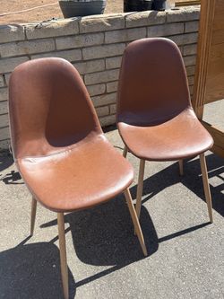 Mid-Century Modern Dining Chairs – Set of 2