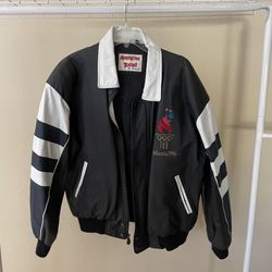 Men’s Vintage ‘96 Olympics Leather Jacket