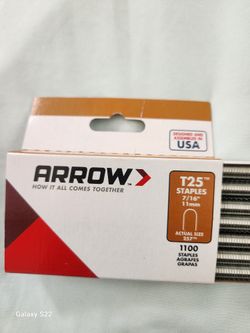 ARROW T25 Staples 7/16
