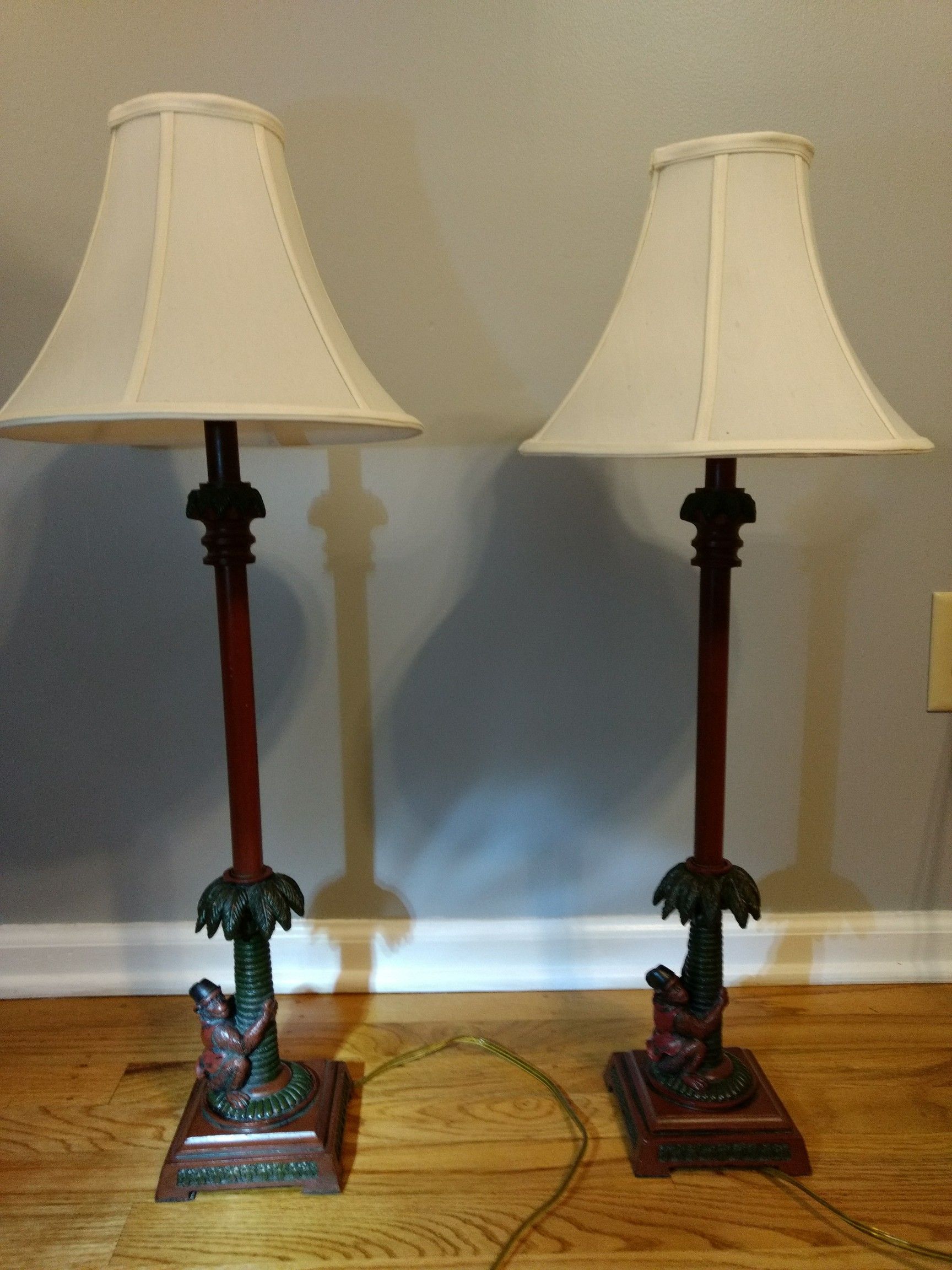 Decorative monkey lamps