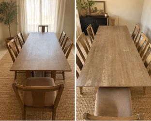 Lansing Hill Dining Set Table + 6 Chairs