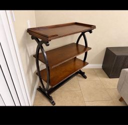 Solid wood shelf