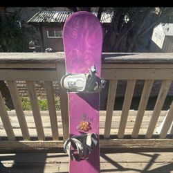 Snow Board And bindings 225.00