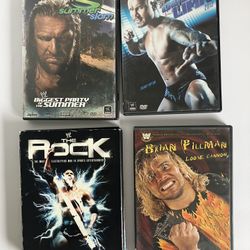 WWE DVDS SUMMERSLAM OVER THE LIMIT THE ROCK BRIAN PILLMAN 