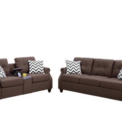 2-Piece Sofa Set ( Take It Home In Payments/ Llevalo A Casa En Pagos)