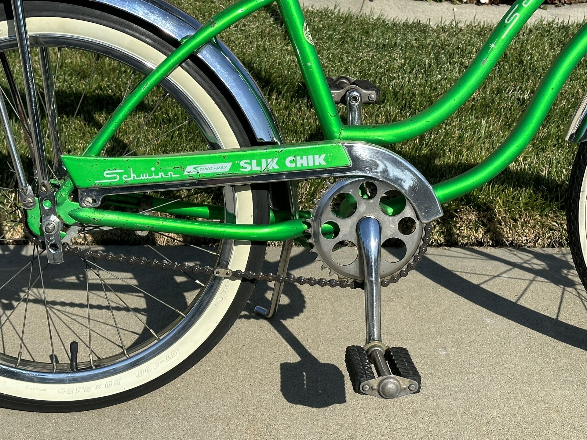 Rare 1965 DA Vintage Early Schwinn Stingray Slik Chik Lime
