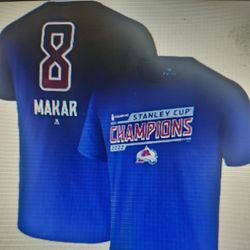 Colorado Avalanche Performance Shirts MAKAR MacKINNON  LANDESKOG Men's Women's 