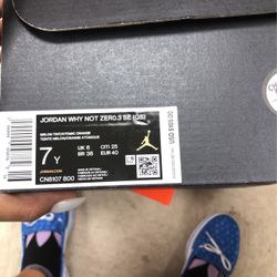 Jordan Why Not Zero 3 SE
