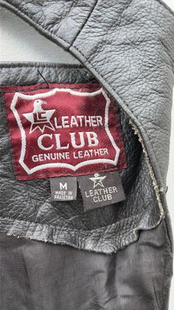 Leather Club Genuine Leather Jacket Size M