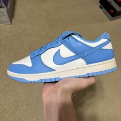 Size 9.5 - Nike Dunk Low UNC University Blue White 2021