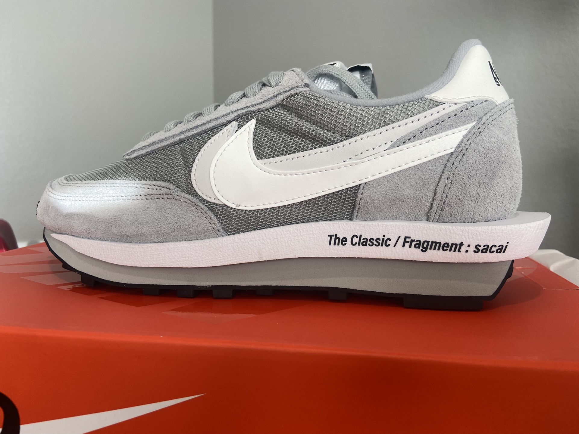 Nike LD Waffle SF Sacai Fragment Light Smoke Grey 10.5