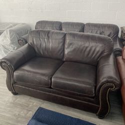 Ashleys Sofa And Loveseat Set