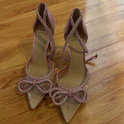 Pink Bow Pumps