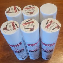 Six Cans of Butane Fuel
