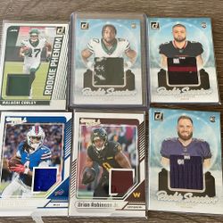 Football Donruss patch Cards!!!