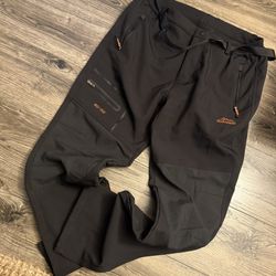 BenBoy Women's Outdoor Waterproof Windproof Fleece Cargo Snow Ski Hiking Pants - Womens Pants Size XL