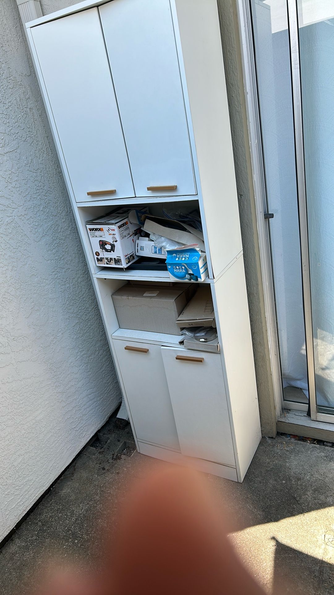 White Storage Unit