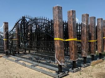 20FT Double Swing Driveway Gate – Heavy Duty & Custom Styles