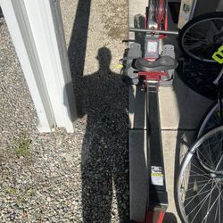 Rower And Small Weight Set For Sale