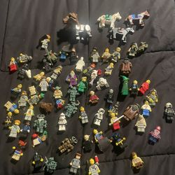 Lego Lot -Star Wars, Harry Potter, 72+ Mini Figures, Giant Submarine