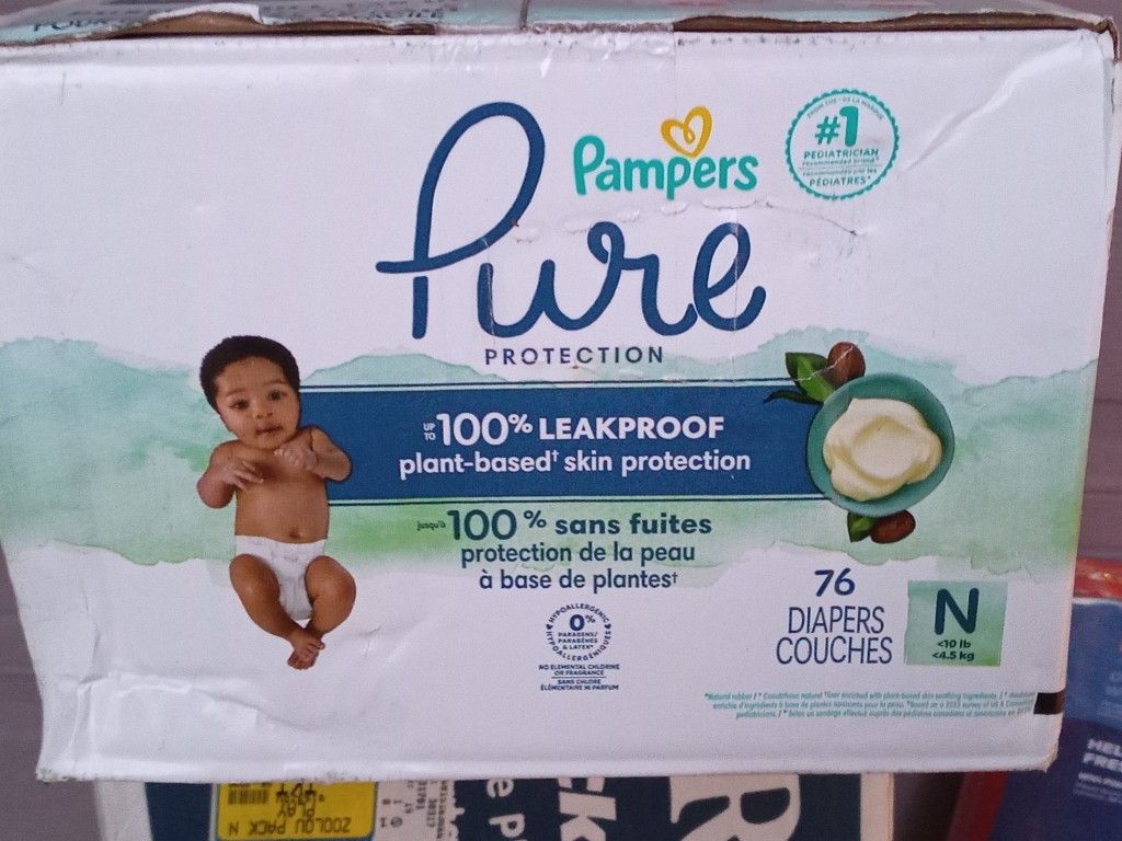 Pampers Pure N 10lb 76 Count