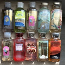 All 10 new sealed bath and body works shower gels for $45 Must pickup from Acwoth 30102