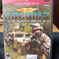 SOCOM 3: U.S. NAVY SEALs - PS2 VIDEO GAME COMPLETE BRAND NEW SEALED CLEAN