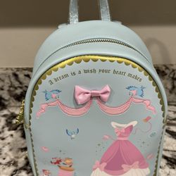 NWT In Sorter Loungefly Cinderella Dress Mini Backpack