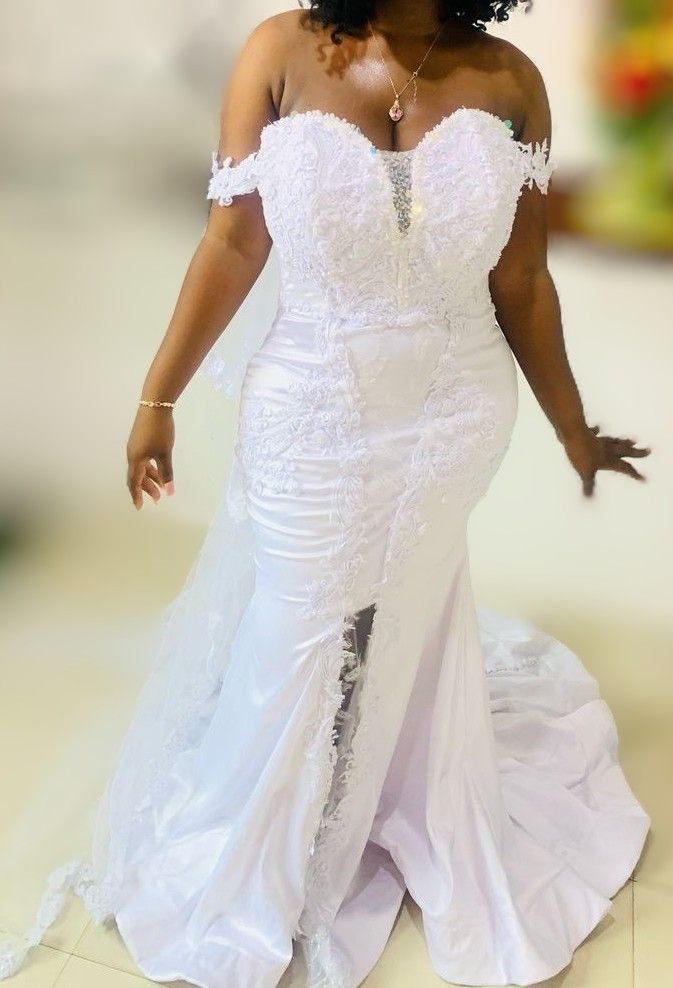 Wedding Dress Hand Stitched