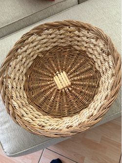LARGE 17 INCH WOVEN BREAD BASKET