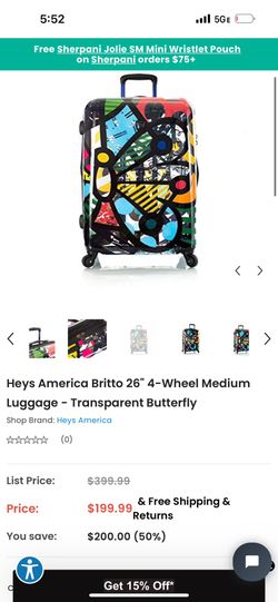 21 inch Britto Transparent Luggage