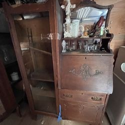 Antique curio Cabinet