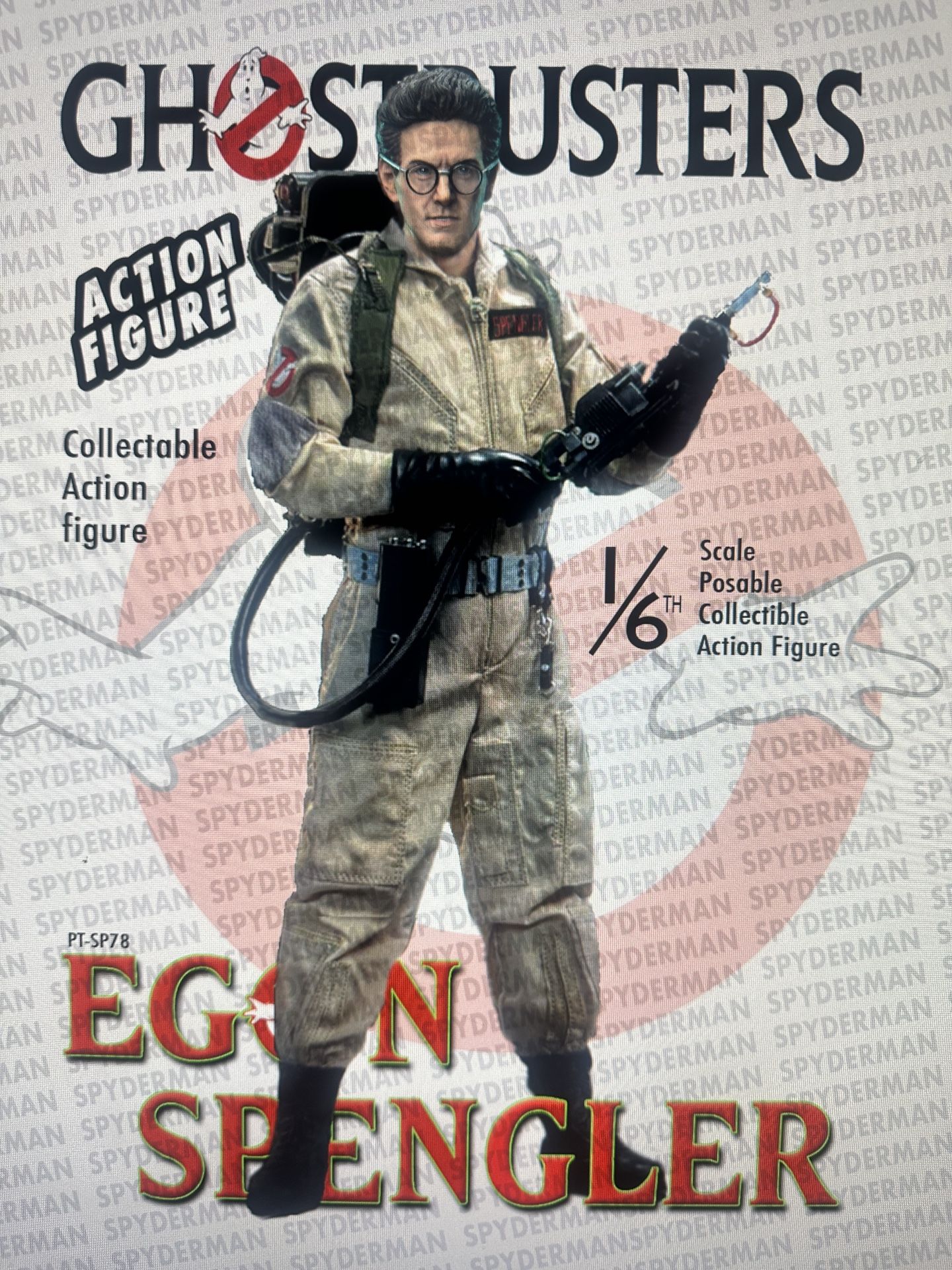 Egon Spengler 1/6 Scale Action Figure Ghostbusters Collectible